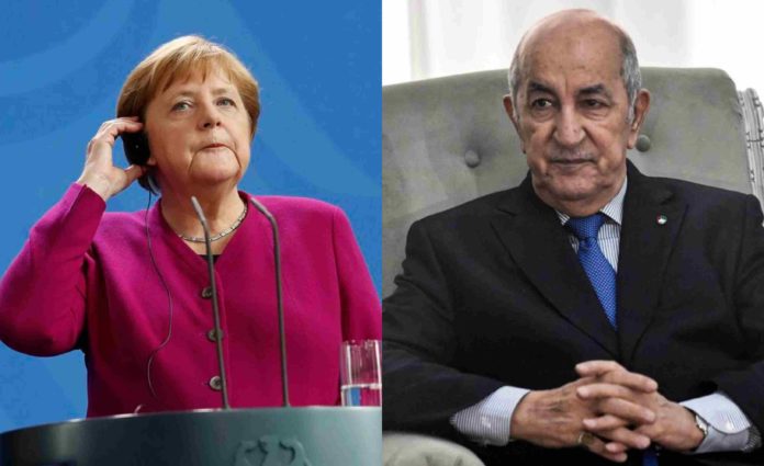 Merkel à Tebboune: "force et courage pour la suite de votre convalescence"