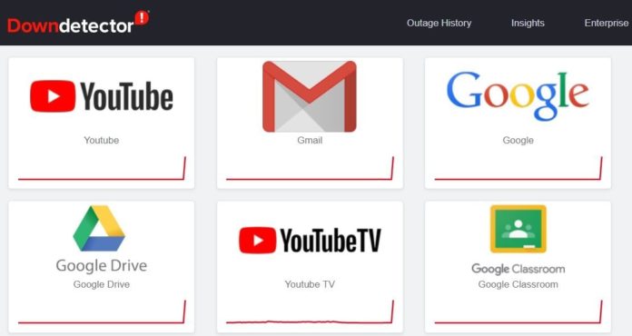 La plupart des services Google, dont YouTube et la messagerie Gmail, connaissent une panne importante et mondiale ce lundi 14 décembre à la mi-journée