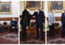 Tebboune reçoit Abdelkader Bengrina, Abdelaziz Belaïd et Soufiane Djilali Tebboune reçoit Abdelkader Bengrina, Abdelaziz Belaïd et Soufiane Djilali