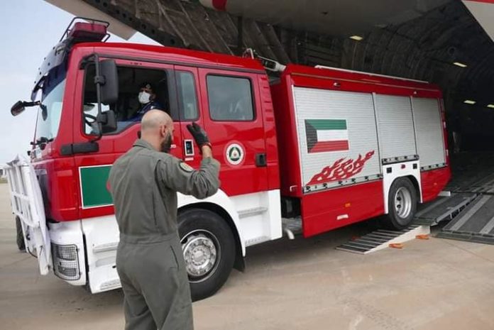 Le Koweït offre à l'Algérie six camions anti incendies