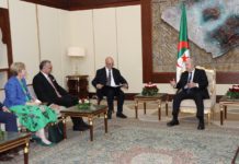 Massad Boulos, conseiller de Donald Trump, à Alger : « Atteindre la paix, vaincre le terrorisme, sécuriser nos frontières et affermir le commerce équitable » Massad Boulos, conseiller de Donald Trump, à Alger : "Atteindre la paix, vaincre le terrorisme, sécuriser nos frontières et affermir le commerce équitable"