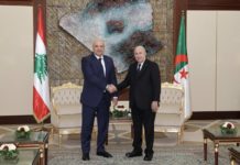 A Alger, Joseph Aoun sollicite l’appui de l’Algérie pour la reconstruction du Liban A Alger, Joseph Aoun sollicite l'appui de l'Algérie pour la reconstruction du Liban